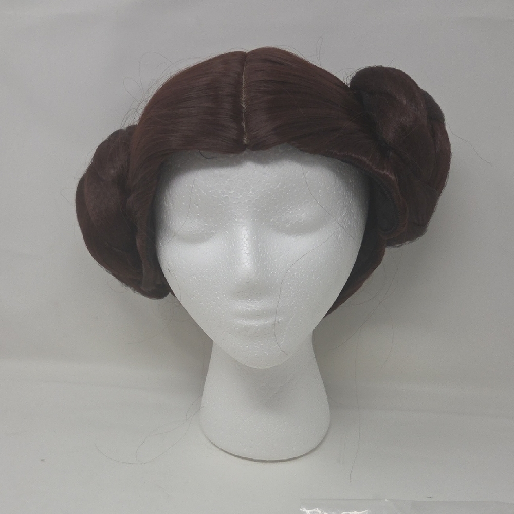 Brown Princess Leia Style Wig